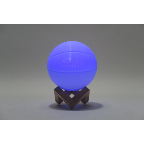 Gepersonaliseerd Basketbal Nachtlampje - Afbeelding 3