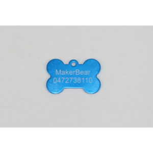 Botvormige gepersonaliseerde dog tag